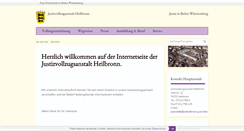 Desktop Screenshot of jva-heilbronn.de